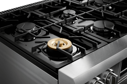 Thor Kitchen 36-Inch Tilt Panel Gas Range - Professional - TRG3601