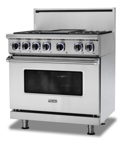 VIKING 36" Dual Fuel Range - VDR7362 Viking 7 Series Pink - VDR73626BBH