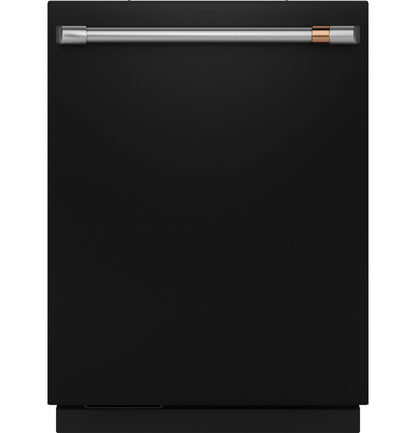 CAFE CDT888P3VD1 CAFé™ CustomFit ENERGY STAR Stainless Interior Smart Dishwasher with Ultra Wash Top Rack and Dual Convection Ultra Dry, LED Lights, 39 dBA Black - CDT888P3VD1