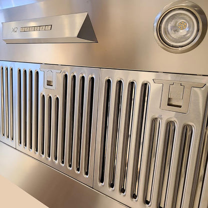 XO APPLIANCE XOIL4222SC 42" CCC 600/395 CFM liner insert hood 22in D in Stainless Steel - XOIL4222SC