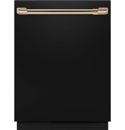 CAFE CDT888P3VD1 CAFé™ CustomFit ENERGY STAR Stainless Interior Smart Dishwasher with Ultra Wash Top Rack and Dual Convection Ultra Dry, LED Lights, 39 dBA Black - CDT888P3VD1
