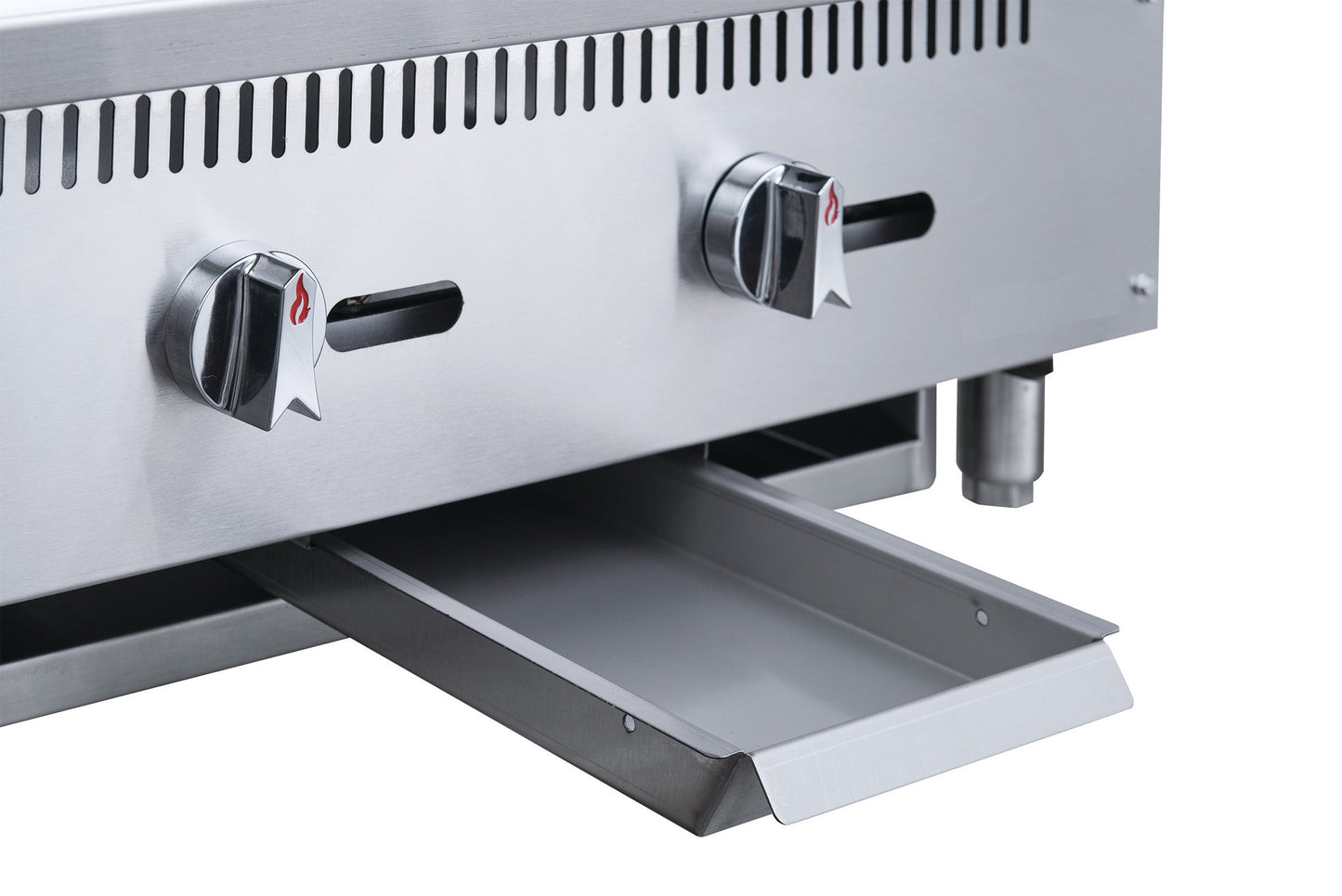 Chef AAA - TCGM36 Commercial 36 in. Countertop with Griddle with 3 Burners NG - TCGM36