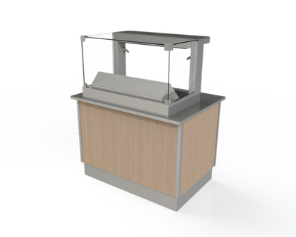 Vollrath 69722S-1-SR 4-Series Signature Server Induction-Based Warming Equipment - 69722S-1-SR