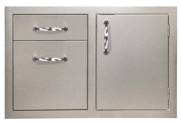 Haven 72" Artisan Outdoor Kitchen Island  w/ 24" Refrigerator | HART72REF - HART72REF