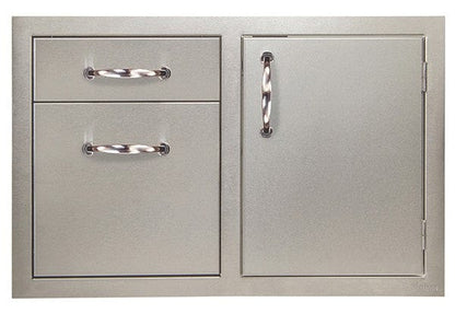 Haven 72" Artisan Outdoor Kitchen Island  w/ 24" Refrigerator | HART72REF - HART72REF