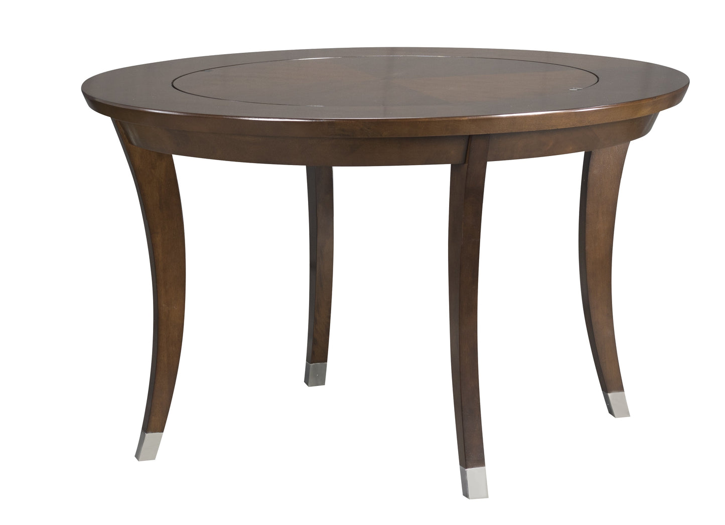 Sterling 54 Inch Flip Top 2 in 1 Game Table with 4 Heritage Dining Chairs