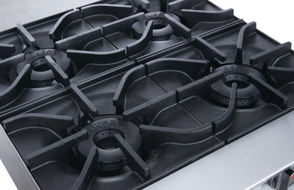 Chef AAA - TCHPA12 Commercial 12" Countertop Hot Plate with 2 Burners - TCHPA12