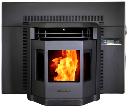 ComfortBilt HP22I 2,800 sq. ft. Pellet Stove Fireplace Insert 47 lb Hopper Capacity Black New - HP22I