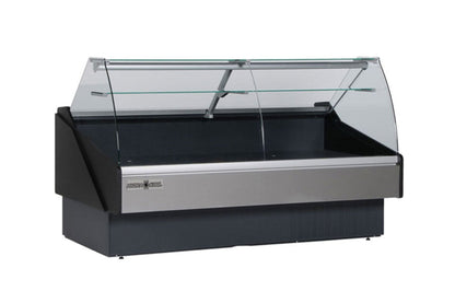Hydra-Kool  | 60" Wide Remote Curved Glass Packaged Meat Deli Display Case - KPM-CG-60-R