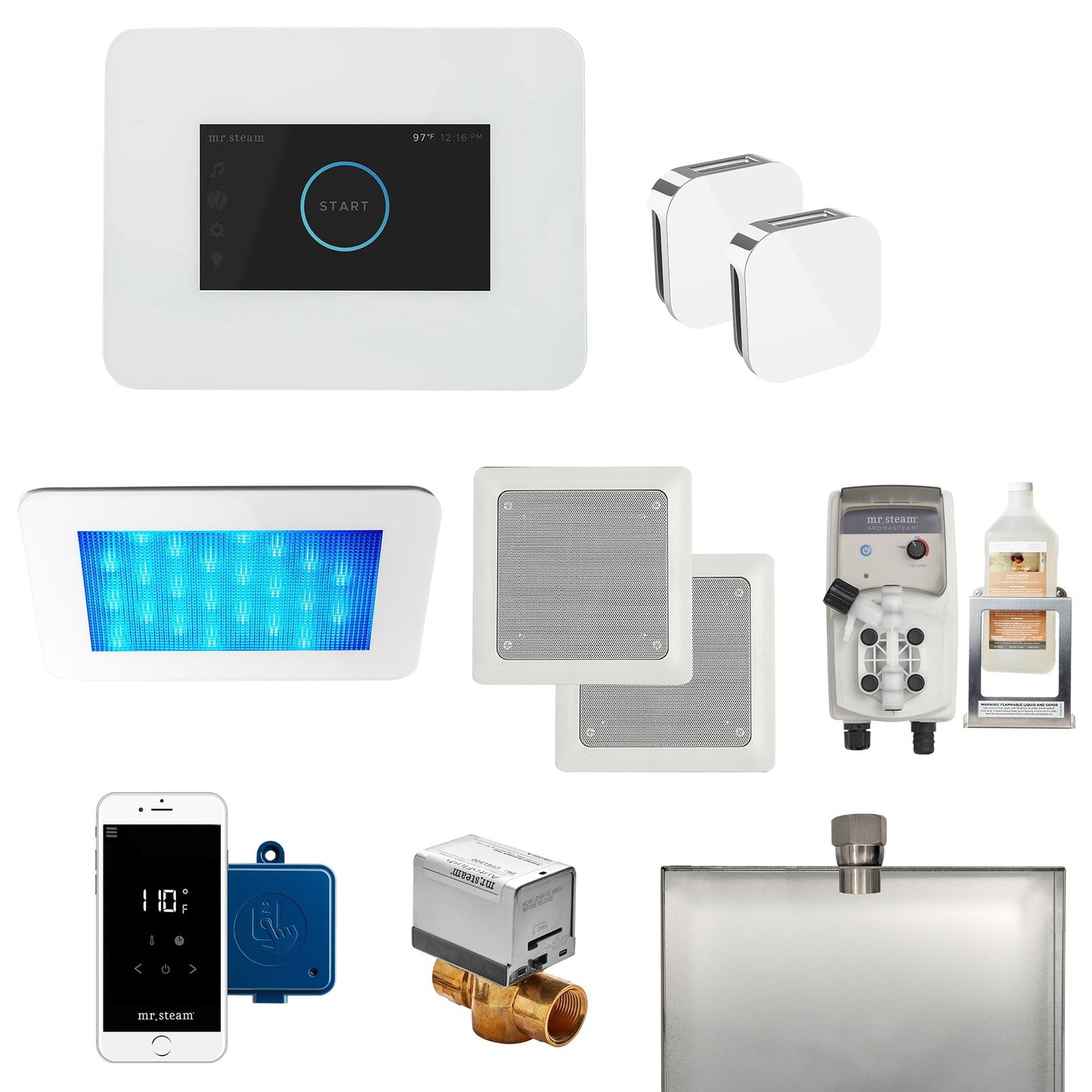 Mr. Steam iDream Max Package White - I3DREAMXWH
