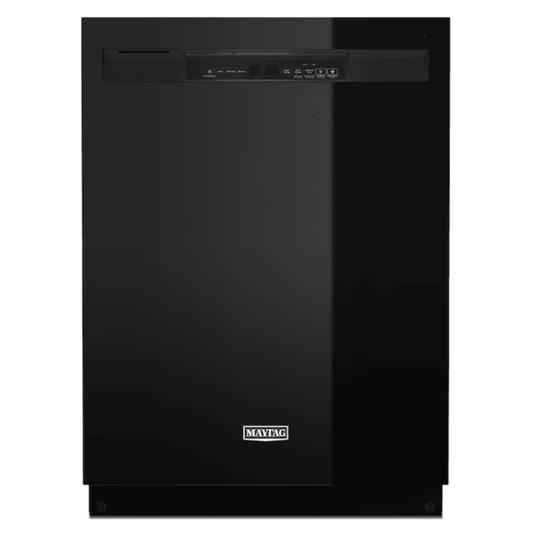 Maytag Front Control 24-in Built-In Dishwasher Black , 50-dBA - MDB4949SKB