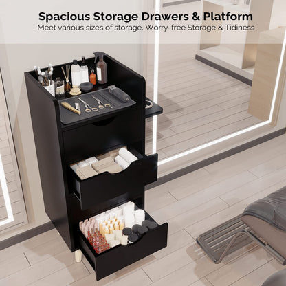 OmySalon 1 Operator Basic Barber Package Black - BP2-1B