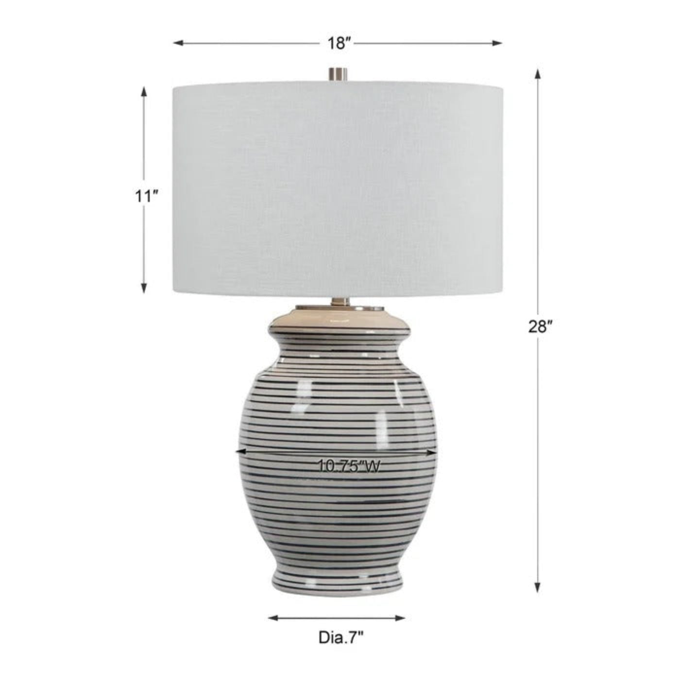 Uttermost Marisa Off White Table Lamp 26383-1 - 26383-1