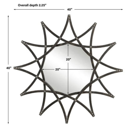 Uttermost Solaris Iron Star Mirror 09766 - 09766