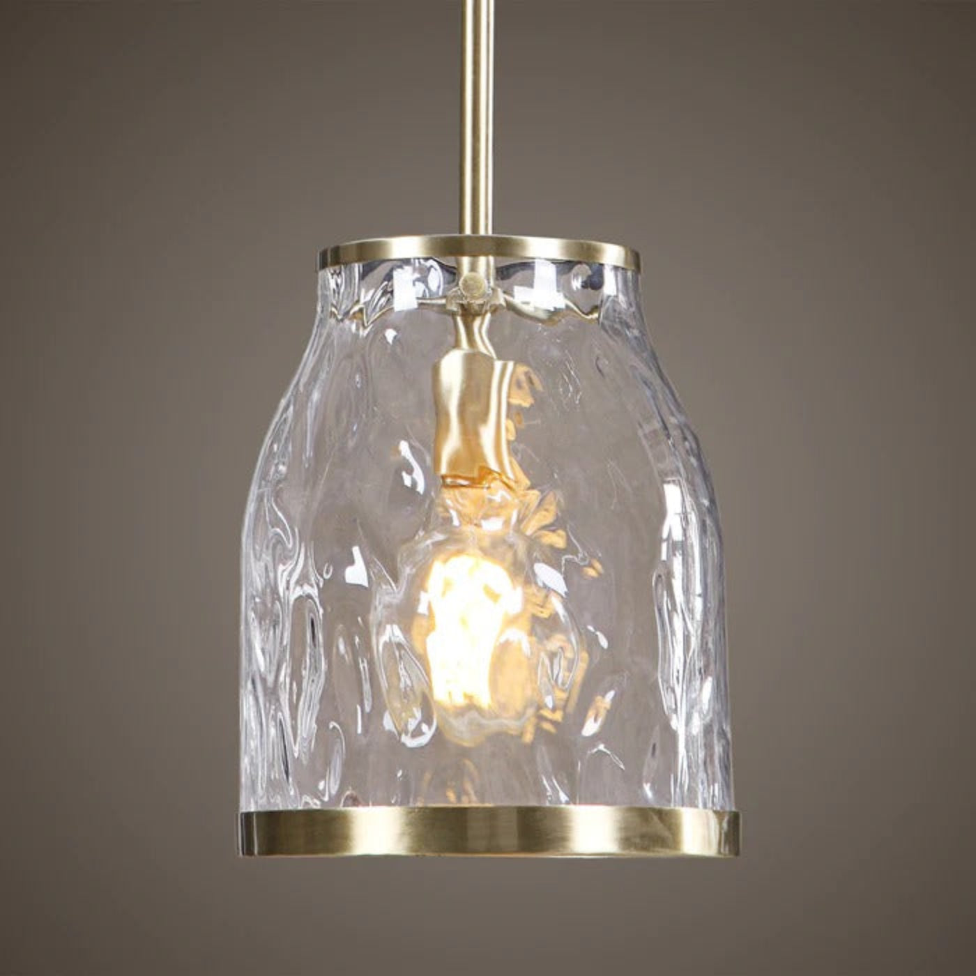 Uttermost Crossley 1 Light Glass Mini Pendant 22187 - 22187
