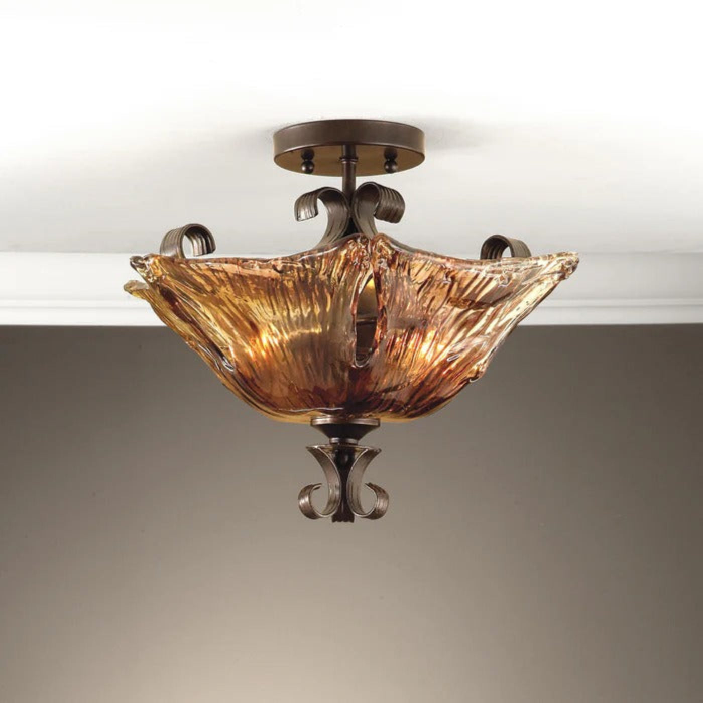 Uttermost Vetraio 2 Light Glass Semi Flushmount 22200 -  22200