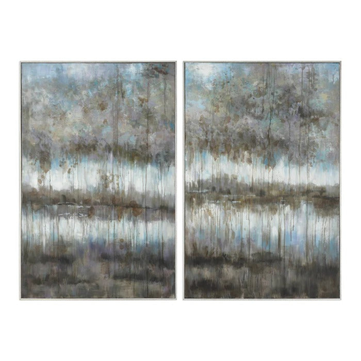 Uttermost Gray Reflections Landscape Art S/2 31411 - S/2 31411