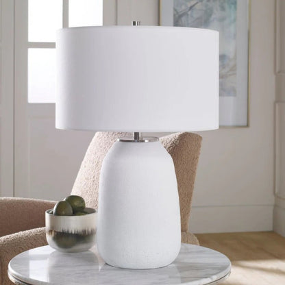 Uttermost Heir Chalk White Table Lamp 30105-1 -  30105-1