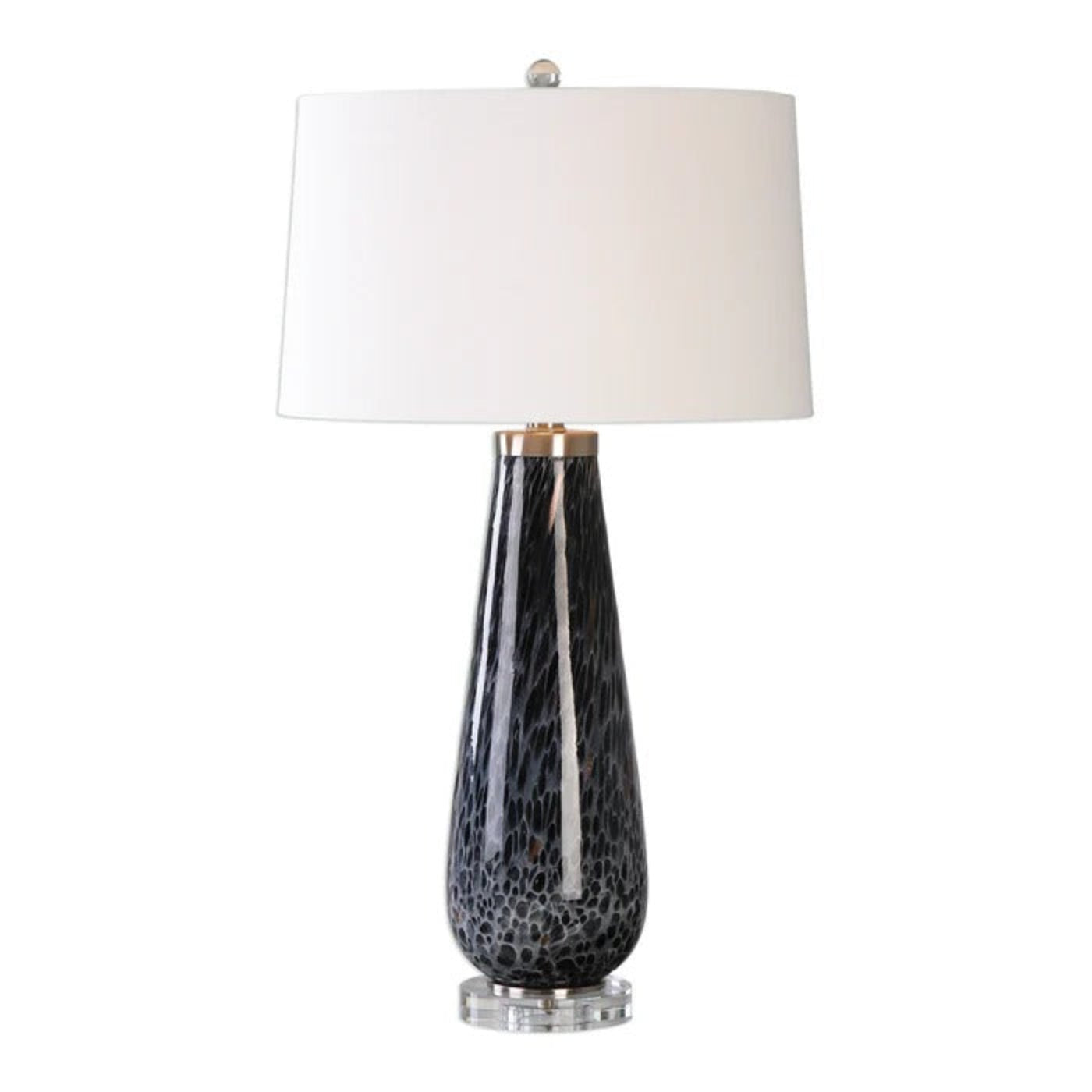 Uttermost Marchiazza Dark Charcoal Table Lamp 27156 - 27156