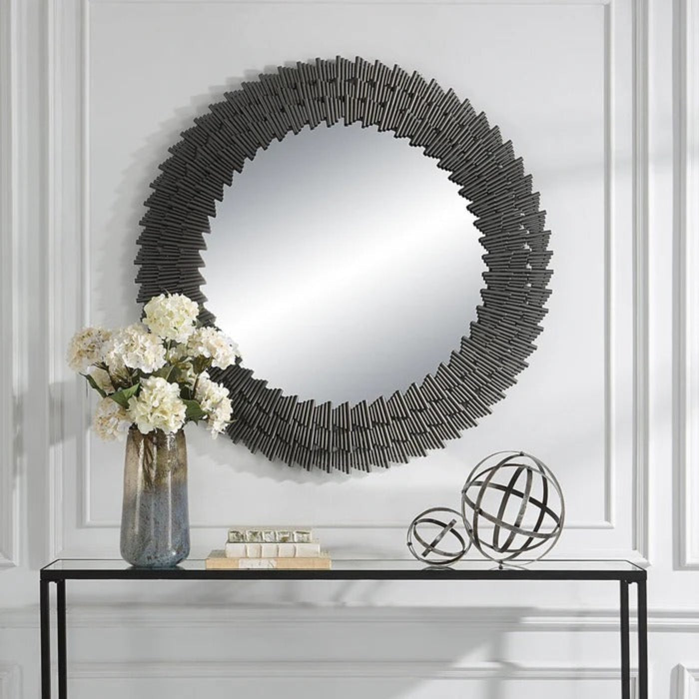 Uttermost Illusion Modern Round Mirror 09848 - 09848