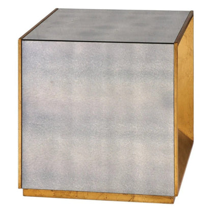 Uttermost Flair Gold Cube Table 24763 - 24763
