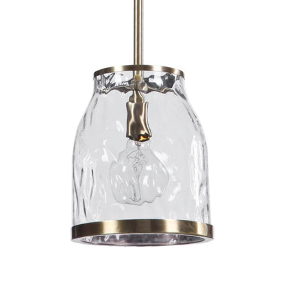 Uttermost Crossley 1 Light Glass Mini Pendant 22187 - 22187