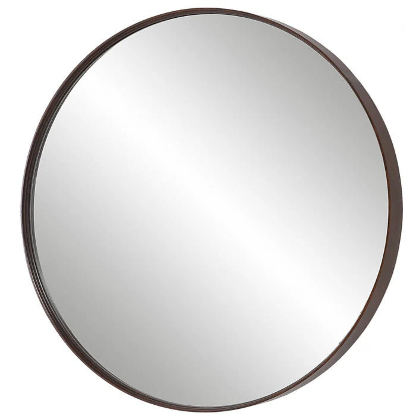 Uttermost Eden Mahogany Round Mirror 09869 - 09869