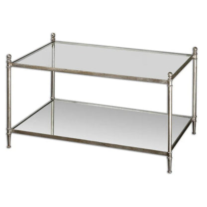 Uttermost Gannon Mirrored Glass Coffee Table 24281 - 24281