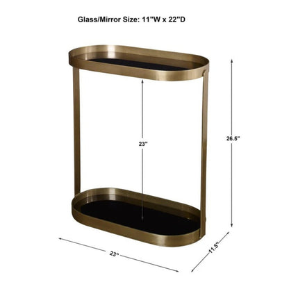 Uttermost Adia Antique Gold Accent Table 25081 - 25081