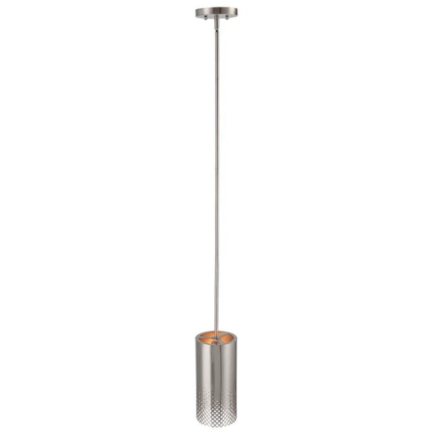 Uttermost Manheim 1 Light Nickel Cylinder Pendant 21568 - 21568