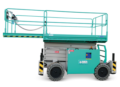Adam Equipment IMER Scissor Lift | 49 ft Working Height | Electric & Diesel | IM 7043 RT - 1128676