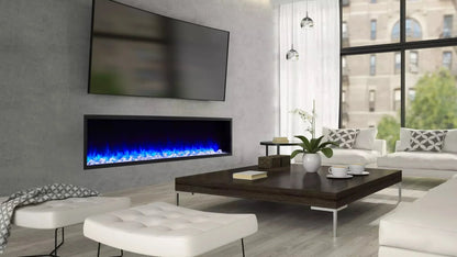 SimpliFire 55" Scion Clean Face Linear Electric Fireplace - SF-SC55-BK