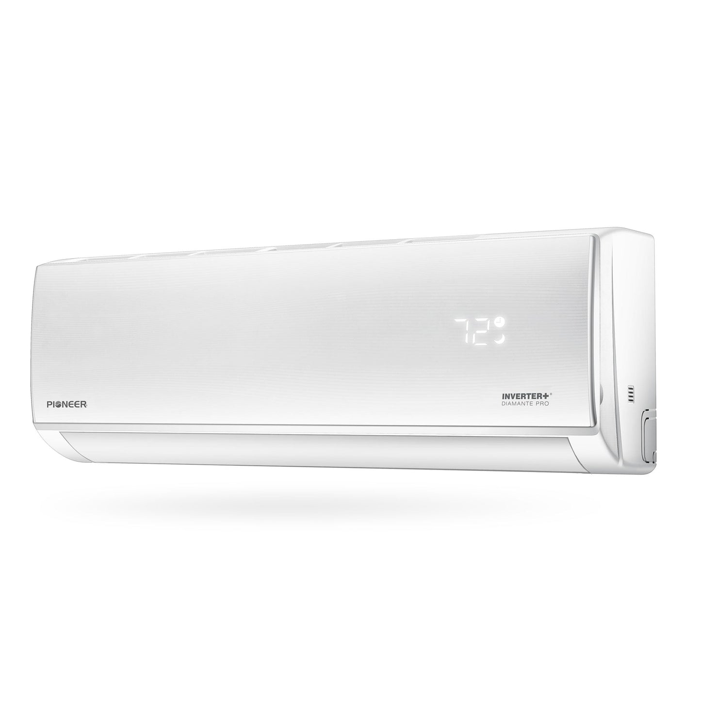 Pioneer Diamante Pro 18,000 BTU 21 SEER2 230V High-Wall Ductless Mini-Split Air Conditioner Inverter Heat Pump with 16 Ft. Kit - WYT018GLSI20RL