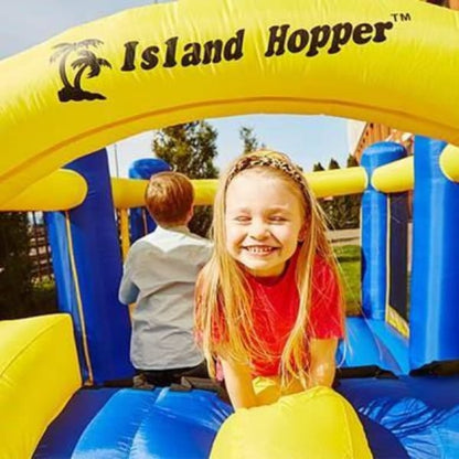 Island Hopper Racing Slide & Slam Recreational Bounce House - RACSLDSLM