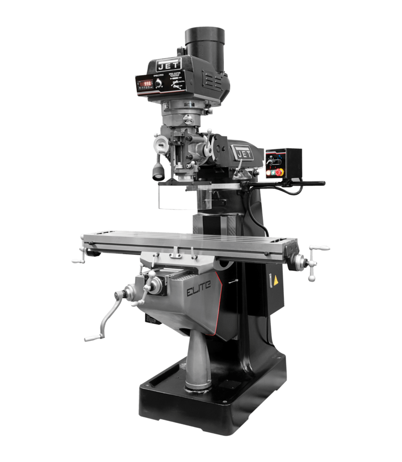 JET Elite EVS-949 Mill with 2-Axis ACU-RITE 203 DRO and X, Y-Axis JET Powerfeeds - JT9-894312