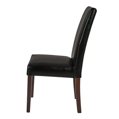 New Pacific Direct Hartford Bicast Leather Dining Chair, (Set of 2)  - 198140-23