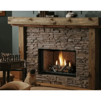Kingsman Fireplaces 42 Inch Zero Clearance Direct Vent Gas Fireplace in IPI Ignition - HBZDV4228