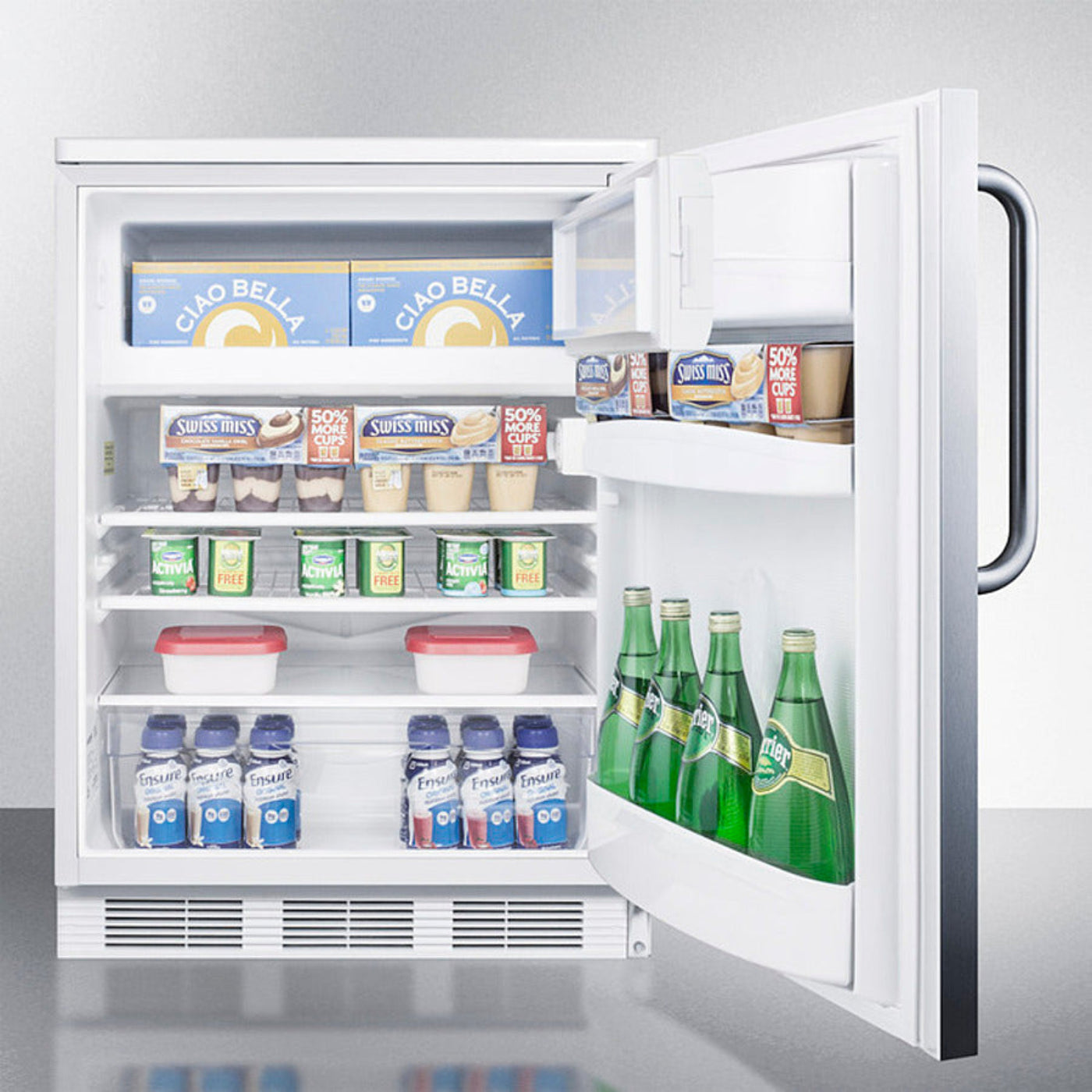 Accucold Summit - 24" Wide Built-In Refrigerator-Freezer  -  CT66LWBISSTB