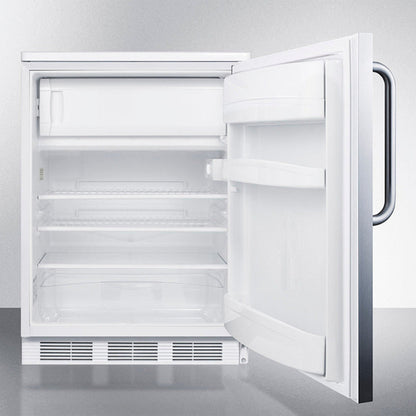 Accucold Summit - 24" Wide Built-In Refrigerator-Freezer  -  CT66LWBISSTB