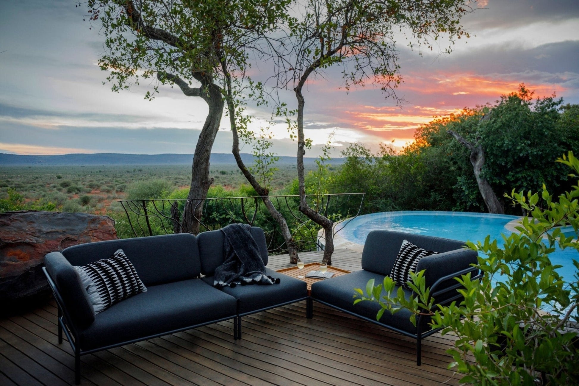 HOUE LEVEL Outdoor Ottoman - Procure Décor