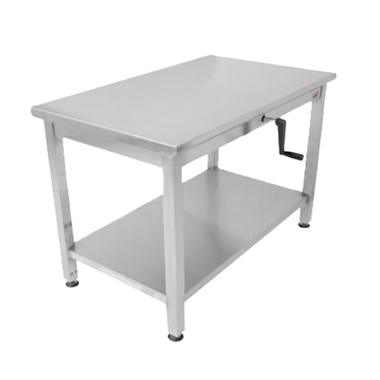 John Boos LT6-3072SSW ADA Stainless Steel 72" Work Table, Adjustable Height - JBLT63072SSW