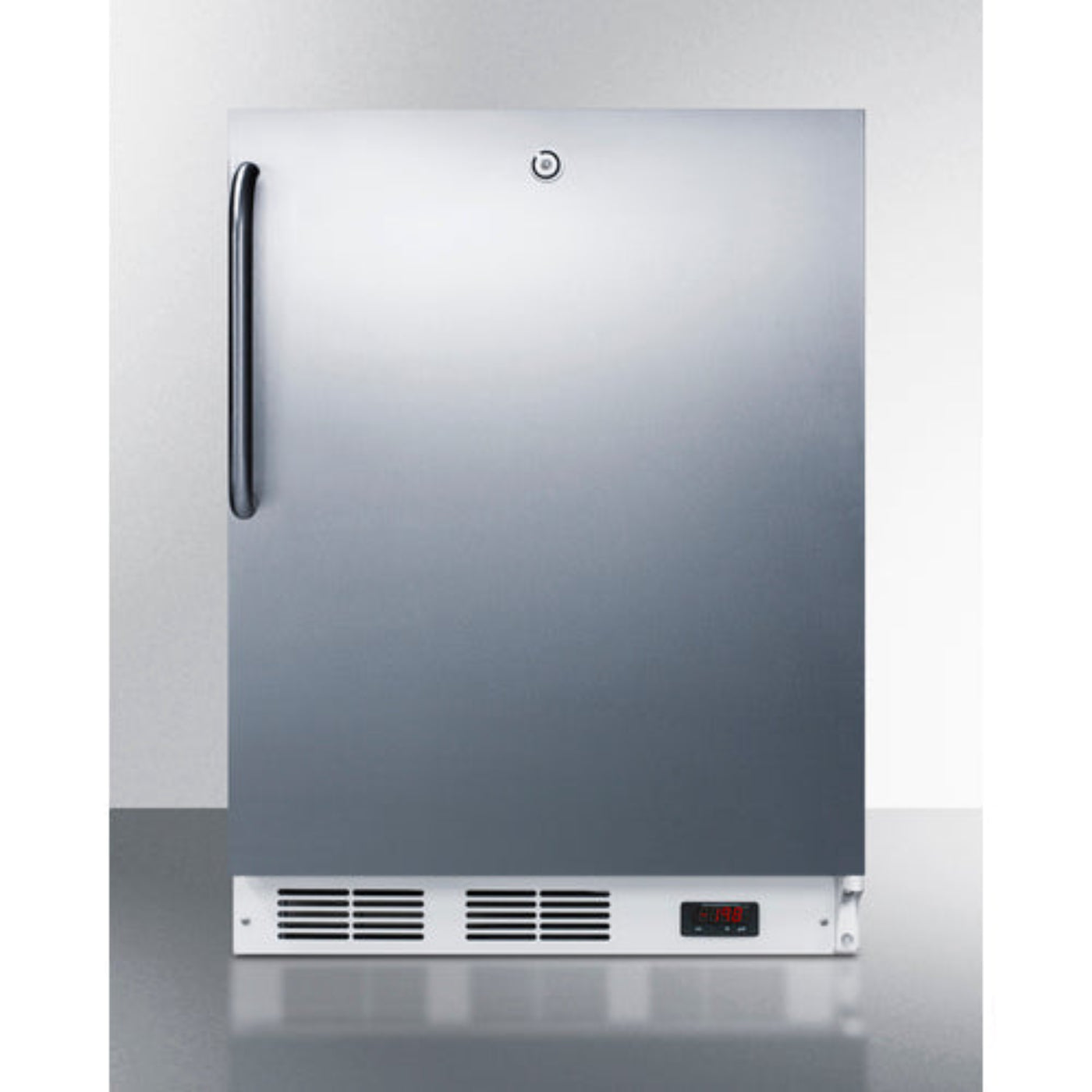 Accucold - 24" Wide Built-In All-Refrigerator, ADA Compliant  - AL752BKCSS