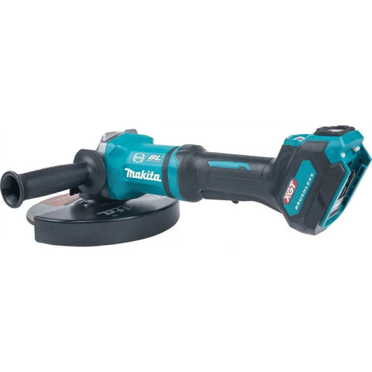 Makita (GAG10Z) 40 Max XGT Brushless Lithium-Ion 9 in. Cordless Paddle Switch Angle Grinder with Electric Brake and AWS (Bare Tool) - GAG10Z