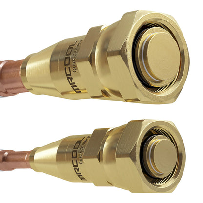 MRCOOL DIY 5th Gen 50 Ft. Pre-Charged Quick Connect Line Set with DIY Pro Cable, 1/4" x 1/2", for DIY 18K Mini Split Indoor Air Handler (DIY50-1412C-O)