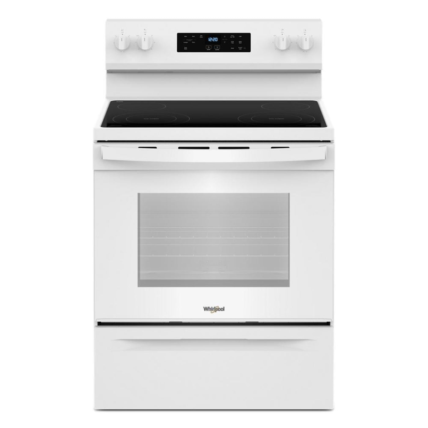 WHIRLPOOL 30-inch Electric Range with Self Clean White - WFES3530RW