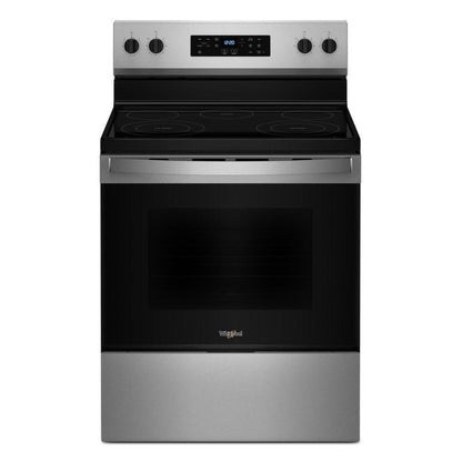 WHIRPOOL 30-Inch Electric Range With No Preheat Mode and Steam Clean - WFES3330RZ