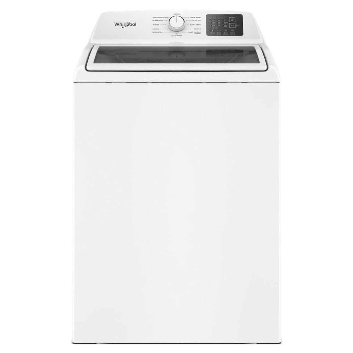 WHIRLPOOL 3.5 cu.ft Long Vent Electric Stacked Laundry Center 9 Wash cycles and AutoDry White - WETLV27HW
