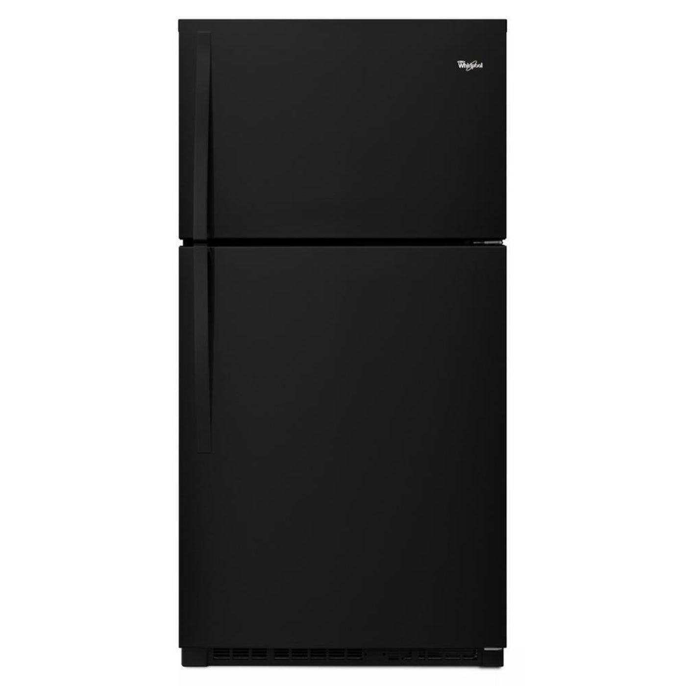 WHIRLPOOL 33-inch Wide Top Freezer Refrigerator - 21 cu. ft. Black - WRT511SZDB