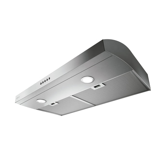 ELICA ALLASIO Undercabinet Range Hood 36" wide - 300CFM in Stainless Steel - EAL336S1