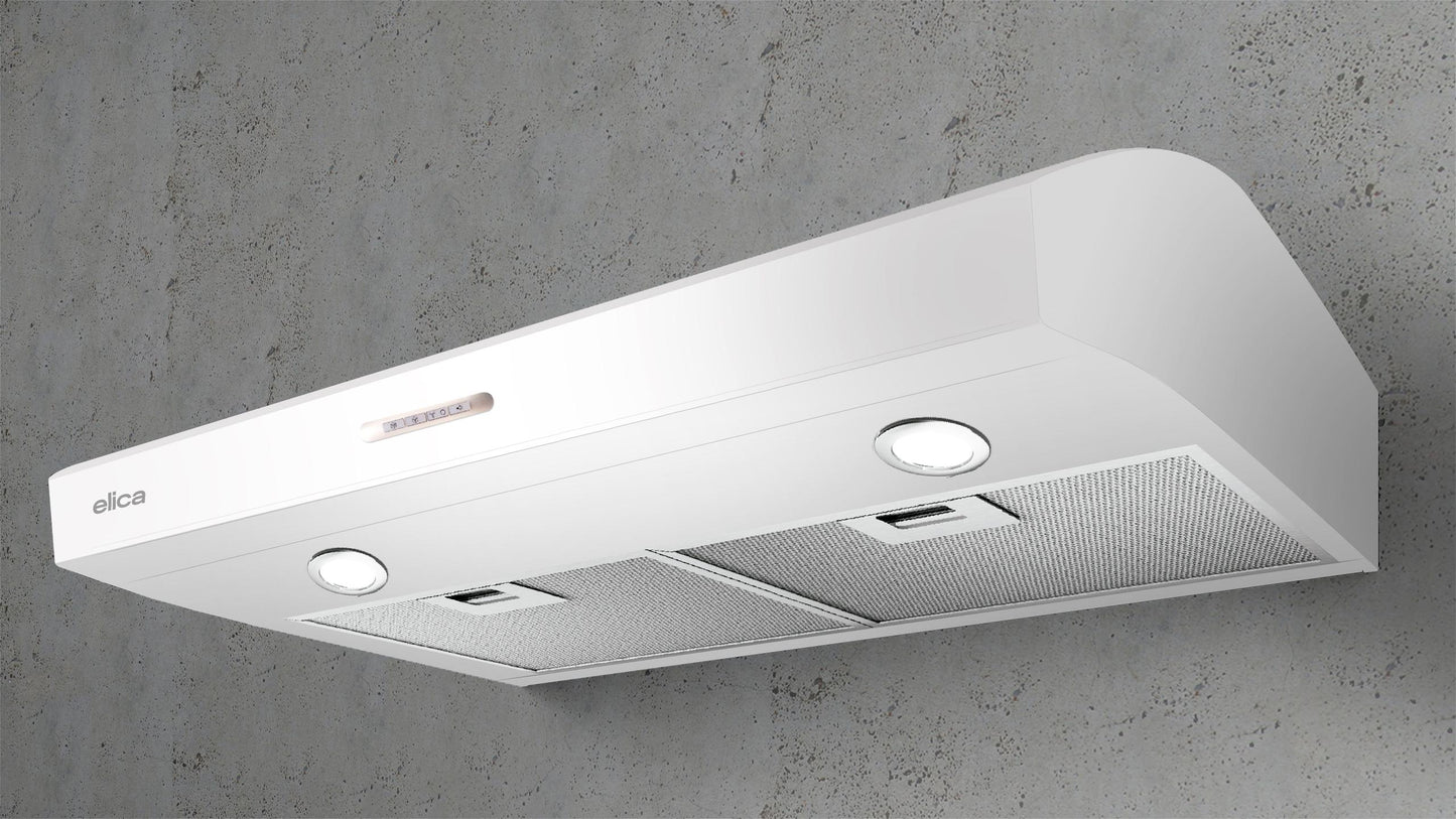 ELICA ALLASIO WHITE Undercabinet Range Hood 30" wide - 300CFM White - EAL330W1